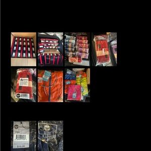 Slipper , jackets , wallet , shirts